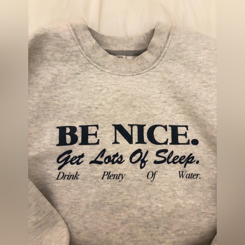 Sports and rich crewneck